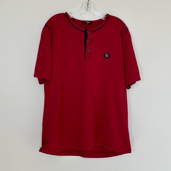 Erdem Collection Men's Short Sleeve Red Shirt Size 3 - Picture 3 of 7